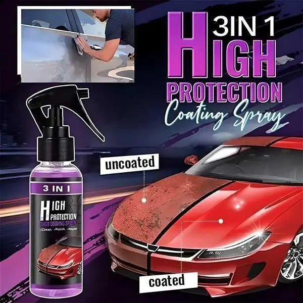 3 in 1 Car Spray – Cleaner, Polish & Protectant for All Car Surfaces     ( BUY 1 GET 1 FREE )
