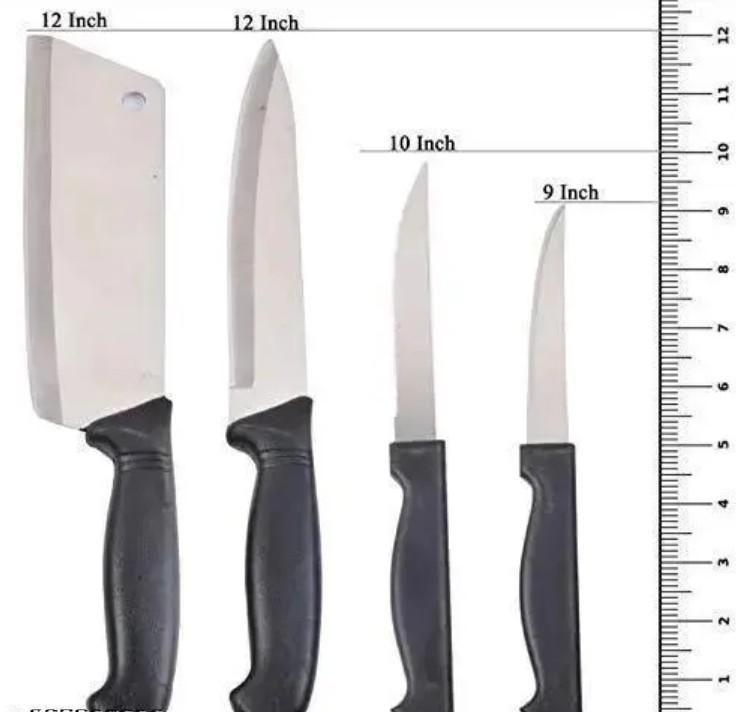 Wooden Chopping Board With 5-Pcs Knife Set y0bpmp-za