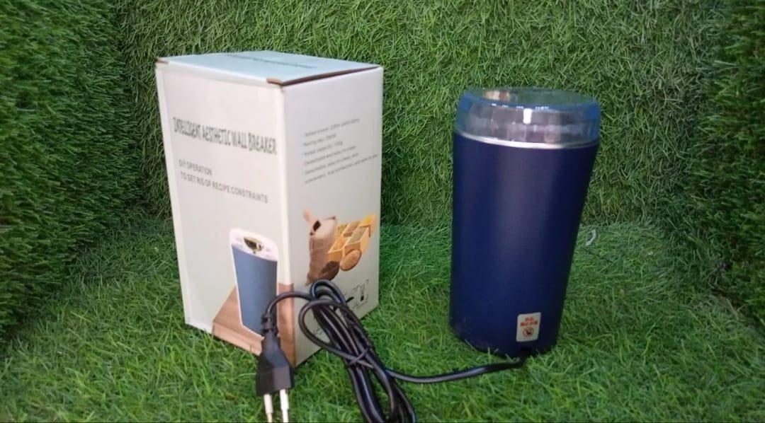 4-Blade Electric Coffee & Spice Grinder – Stainless Steel Portable Mixer for Masala, Herbs, Dry Spices & Nuts – Push Button Control, Compact & Durable for Home Kitchen y0bpmp-za