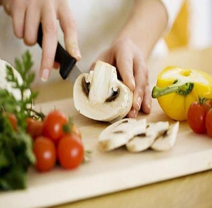 Wooden Chopping Board With 5-Pcs Knife Set y0bpmp-za