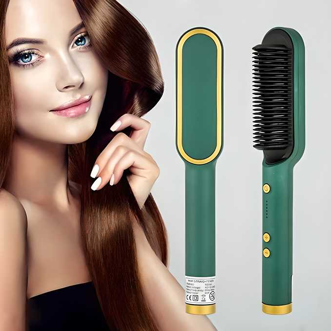 Professional Electric Hair Straightener Comb Brush y0bpmp-za