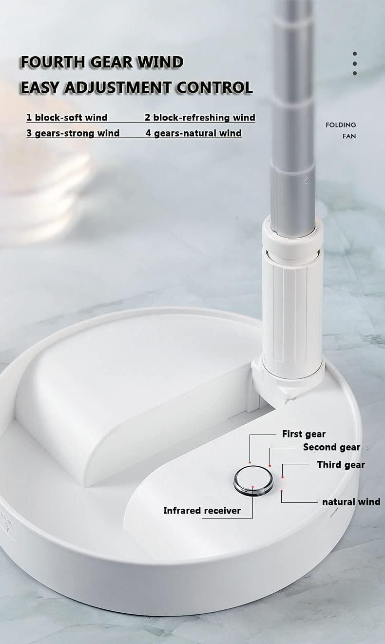Adjustable Height Telescopic Rechargeable Standing Fan Rechargeable Pedestal Fan y0bpmp-za