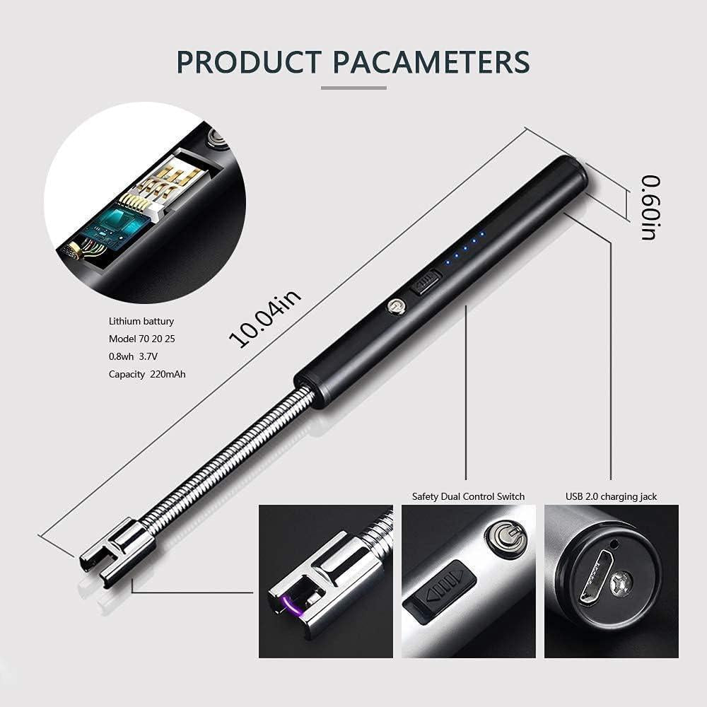 USB Plasma Rechargeable Electric Lighter for Kitchen y0bpmp-za