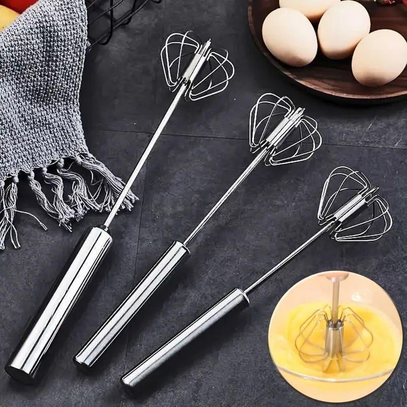 Hand Blender | Stainless Steel Automatic Blender | Hand Blender for Kitchen | Butter Milk & Lassi Maker | Mixer Hand Blender | Egg Beater Mixer | Silver 9inch y0bpmp-za