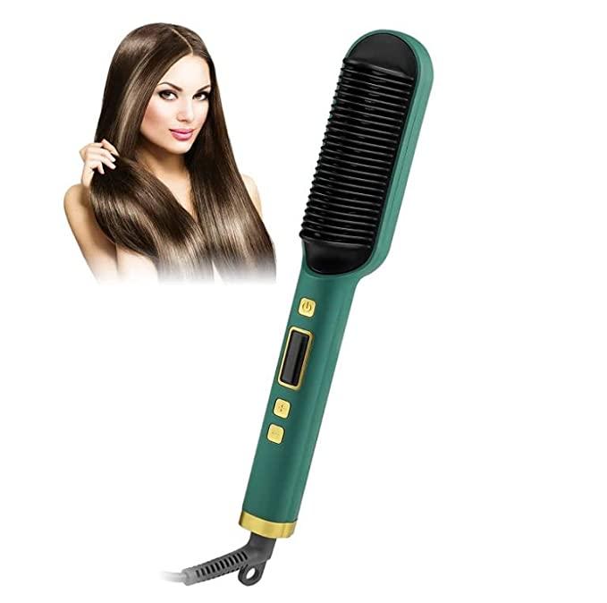 Professional Electric Hair Straightener Comb Brush y0bpmp-za
