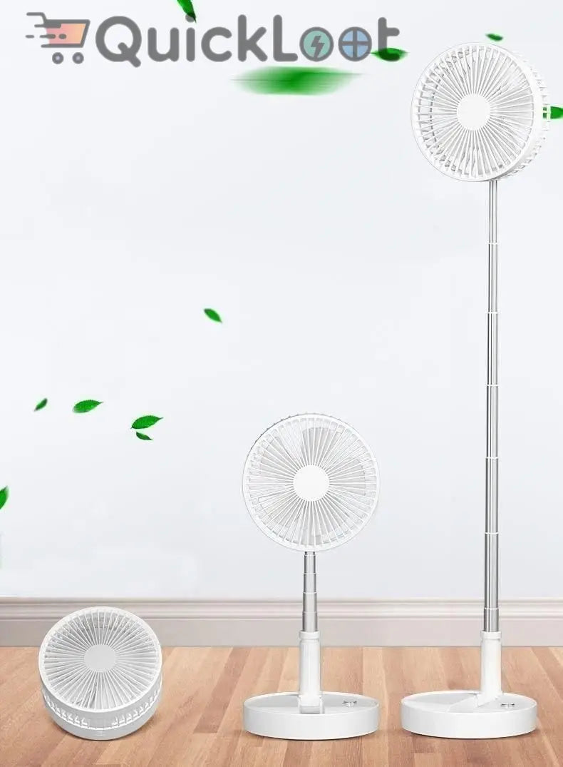 Adjustable Height Telescopic Rechargeable Standing Fan Rechargeable Pedestal Fan y0bpmp-za