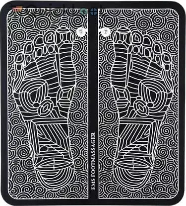 Foot Massager Pain Relief – Wireless Electric EMS Massage Machine Mat 19229