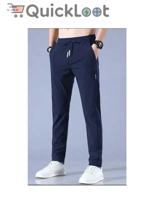 Lycra Track Pants (Pack of 1) – Slim Fit Men’s Activewear 8969