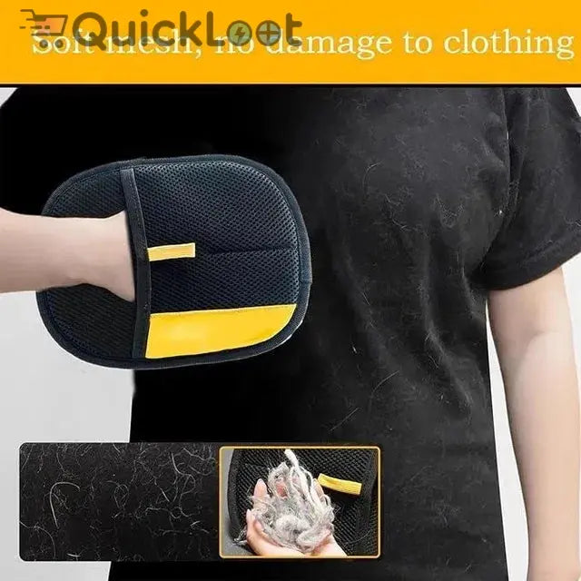 Pet Hair Removal Glove – Gentle Grooming & Deshedding Mitt for Dogs & Cats 25544