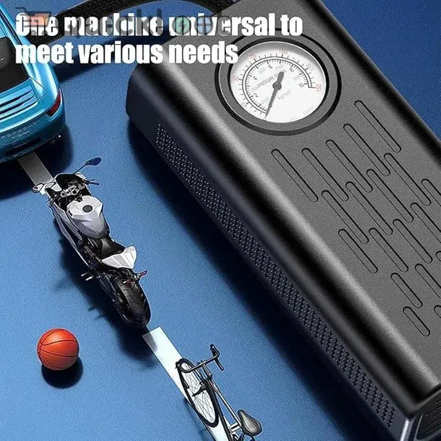 Portable Air Compressor for Tires – High-Pressure Electric Tire Inflator with Gauge 19202