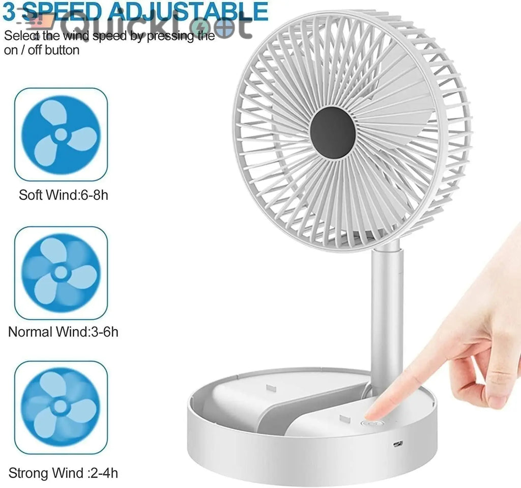 Powerful Rechargeable Table Fan y0bpmp-za