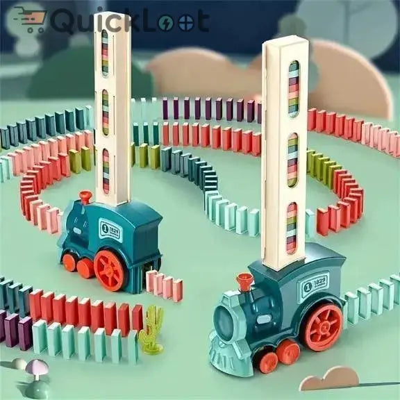 Train Toy for Kids – Educational Domino Stacking Game with Light & Sound (3-7 Years) 26041