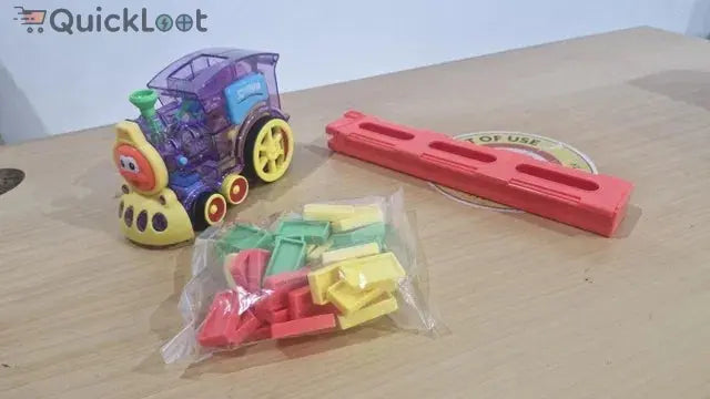 Train Toy for Kids – Educational Domino Stacking Game with Light & Sound (3-7 Years) 26041